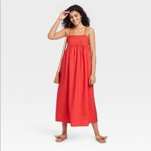 A new day maxi dress in red SIZE SMALL